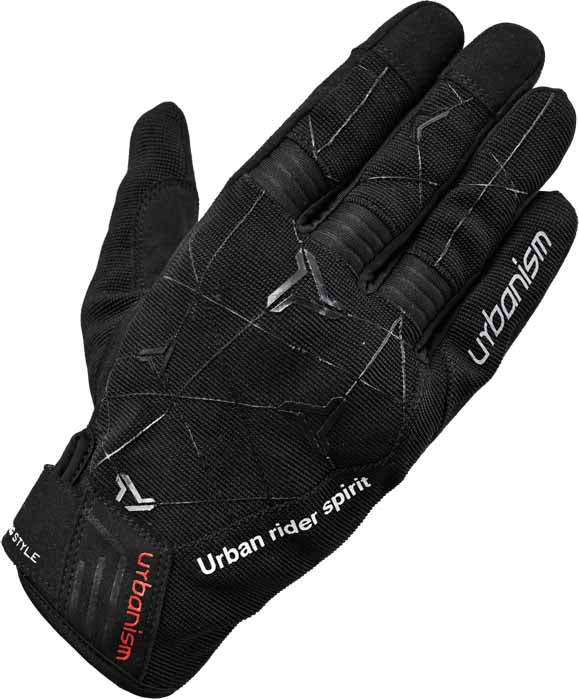 取寄 アーバンメッシュグローブ ブラック Mサイズ UNG-257 アーバニズム