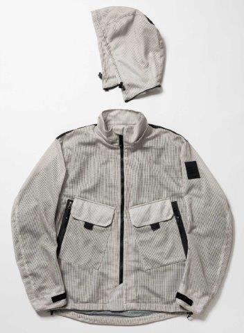 取寄 2Pメッシュジャケット ライトベージュ 3Lサイズ UNJ134 アーバニズム