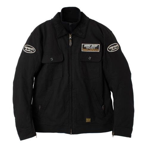 バンソン コットンジャケット ブラック 3XLサイズ SVS2203W