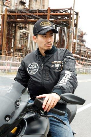 MA-1ジャケット カーキ/ブラック XLサイズ TVS2307W バンソン