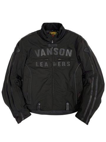 バンソン ライダースジャケット バイク/メンズ/秋冬 ブラック/ブラック XLサイズ VS21107W