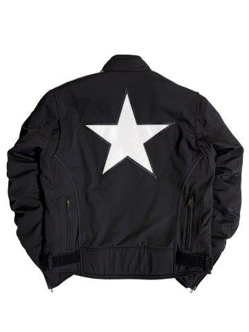 バンソン ライダースジャケット バイク/メンズ/秋冬 ブラック/ホワイト 3XLサイズ VS21107W