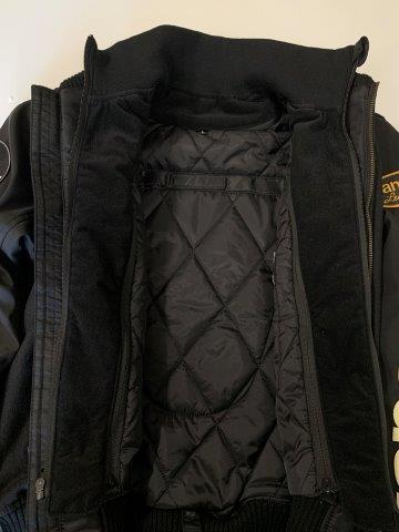 バンソン アワードジャケット グレー/ブラック Mサイズ VS22107W