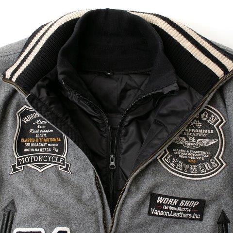 アワードジャケット ブラック/ブラック Mサイズ VS23107W バンソン