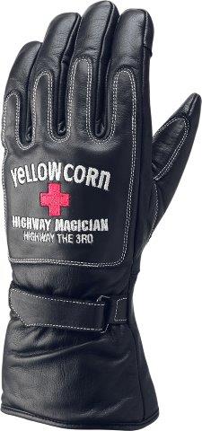レザーウィンターグローブ ブラック 3Lサイズ G-2000W イエローコーン