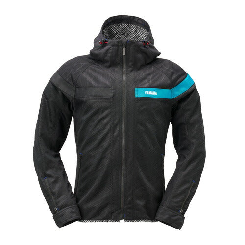 ヤマハ×クシタニ フルメッシュパーカージャケット メンズ ブラック 3Lサイズ YAS67K