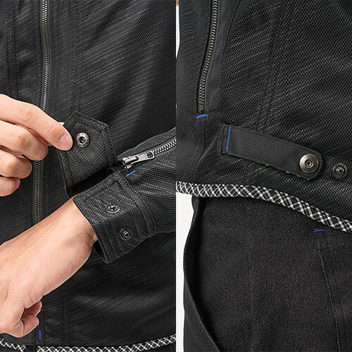 ヤマハ×クシタニ フルメッシュパーカージャケット メンズ レッド 3Lサイズ YAS67K