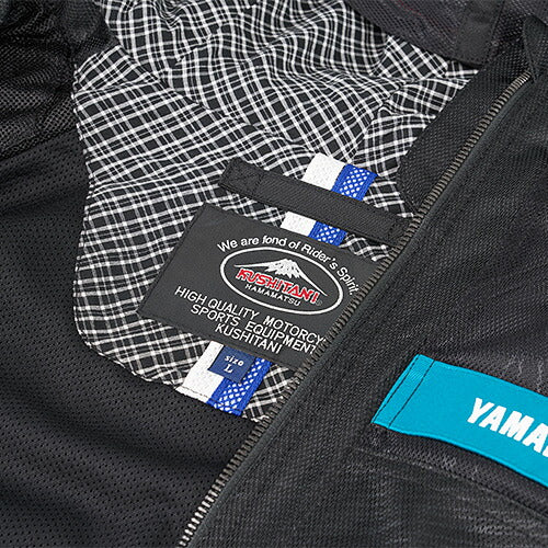 ヤマハ×クシタニ フルメッシュパーカージャケット メンズ レッド 3Lサイズ YAS67K