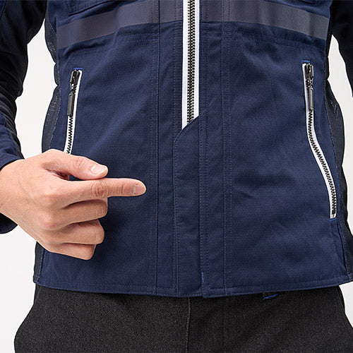 ヤマハ×クシタニ アーカナハーフメッシュジャケット メンズ ブラック Lサイズ YAS68K