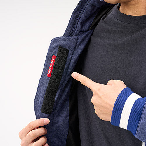 ヤマハ×クシタニ ベクトルパーカージャケット メンズ グレー Lサイズ YAS69K