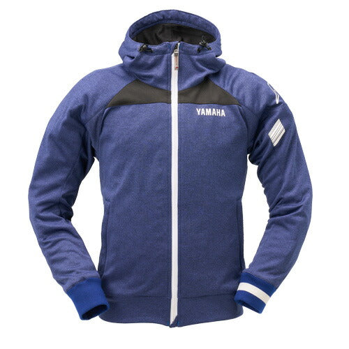 ヤマハ×クシタニ ベクトルパーカージャケット メンズ ブルー LLサイズ YAS69K