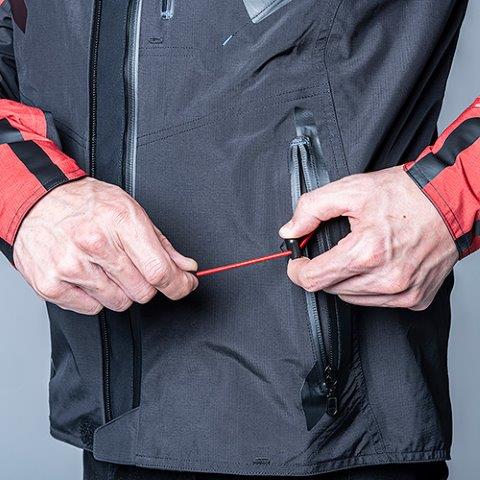 ヤマハ×クシタニ アメニタジャケット ホワイト/ネイビー Lサイズ YAS73-K