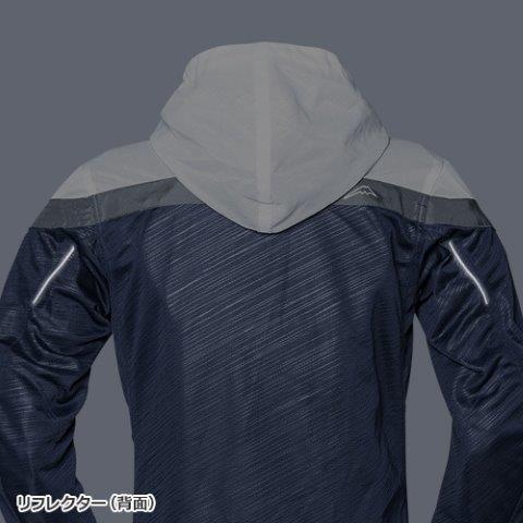 ヤマハ×クシタニ フルメッシュパーカージャケット ホワイト/ネイビー LLサイズ YAS75-K