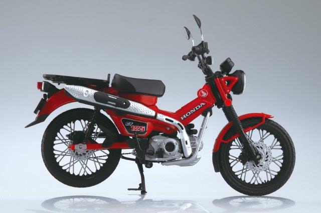 Honda CT125 ハンターカブ グローイングレッド フィギュア アオシマ