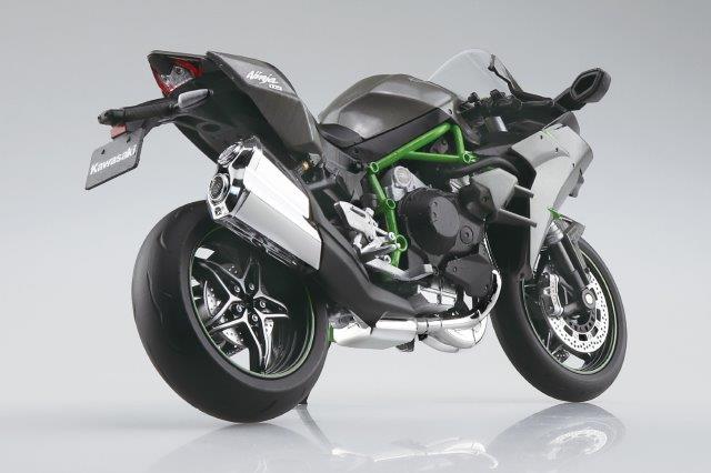 KAWASAKI Ninja H2 CARBON '19 フィギュア アオシマ