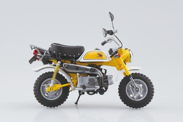 Honda モンキー プラズマイエロー フィギュア アオシマ