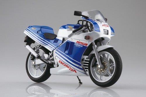 Honda NSR250R '88 テ ラブルー/ロスホワイト フィギュア アオシマ
