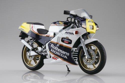 Honda NSR250R SP '88 セ イシェルナイトブルー/ホワイト フィギュア アオシマ