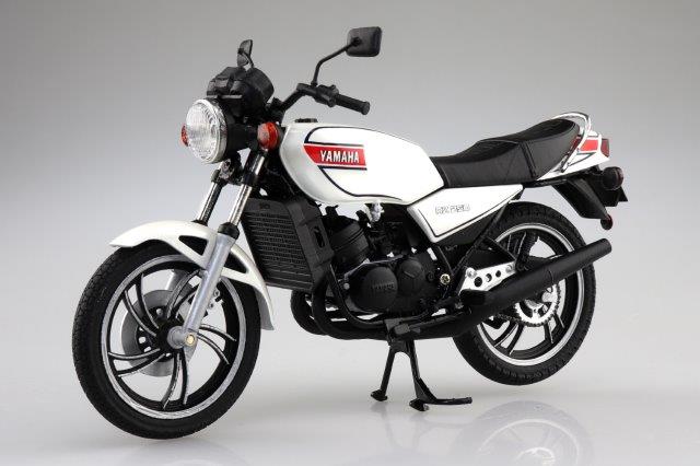 Yamaha RZ250 ニューパールホワイト フィギュア アオシマ