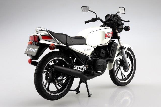 Yamaha RZ250 ニューパールホワイト フィギュア アオシマ