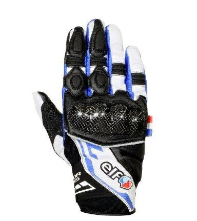 ストラーダメッシュグローブ ホワイト＆ブルー WL(レディースL)サイズ EG-S525 エルフ