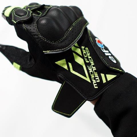 取寄 ネーロメッシュグローブ ホワイト&ブラック Sサイズ EG-S527 エルフ