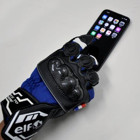 取寄 ストラーダカーボングローブ レッド Mサイズ EG-W515 エルフ