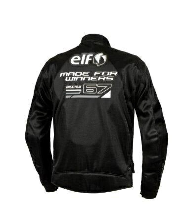 取寄 エオリアメッシュジャケット ブラック＆ホワイト 3Lサイズ EJ-S121 エルフ