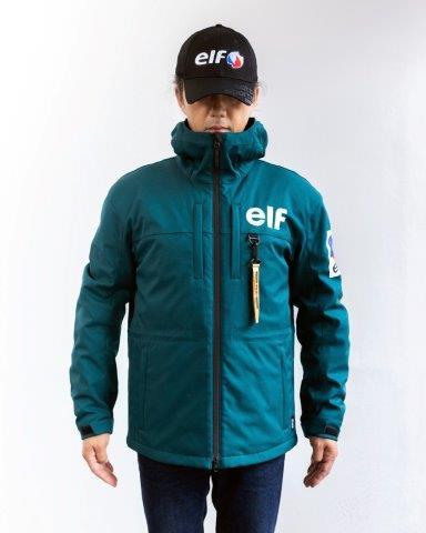 取寄 クラシックロゴジャケット ネイビー LLサイズ EJ-W122 エルフ