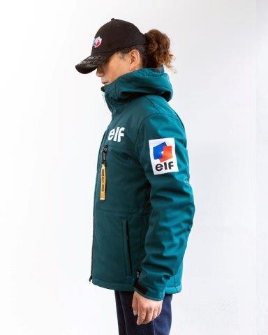 クラシックロゴジャケット ネイビー SSサイズ EJ-W122 エルフ