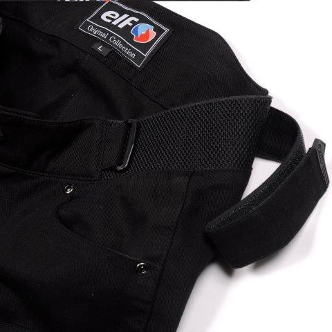 取寄 スポルトデニムパンツ ブラック Lサイズ EP-A303 エルフ