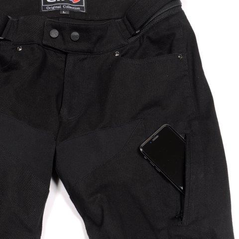 取寄 スポルトデニムパンツ ブラック Lサイズ EP-A303 エルフ