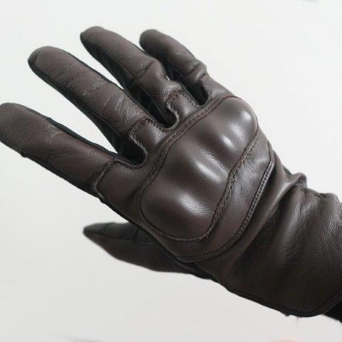 取寄 アドヒアーレザーグローブ ブラウン L/WIDEサイズ FG-A623 フラッグシップ