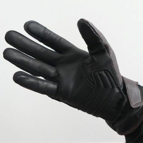 取寄 アドヒアーレザーグローブ ブラック M/WIDEサイズ FG-A623 フラッグシップ
