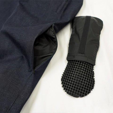 ワイドウィンタージーンズ ブラック L/3L(股下L/幅3L)サイズ FP-W409 フラッグシップ