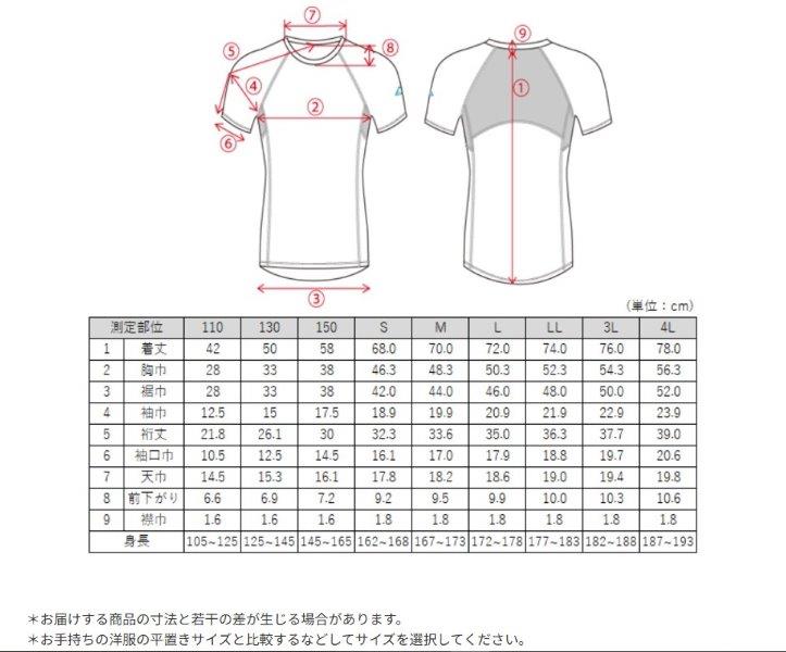 【氷撃】PERFORMANCE LINE 冷感シャツ 半袖 クルーネック ブラック Lサイズ 25151616 フリーズテック