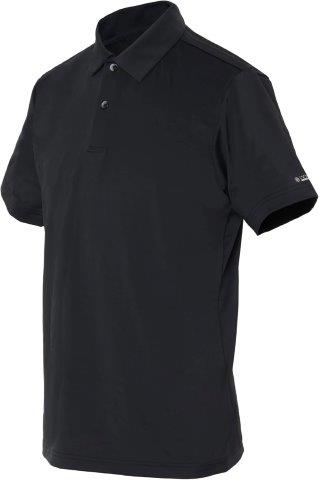 【氷撃α】冷感半袖ポロシャツ ブラック3XL 25151641 フリーズテック