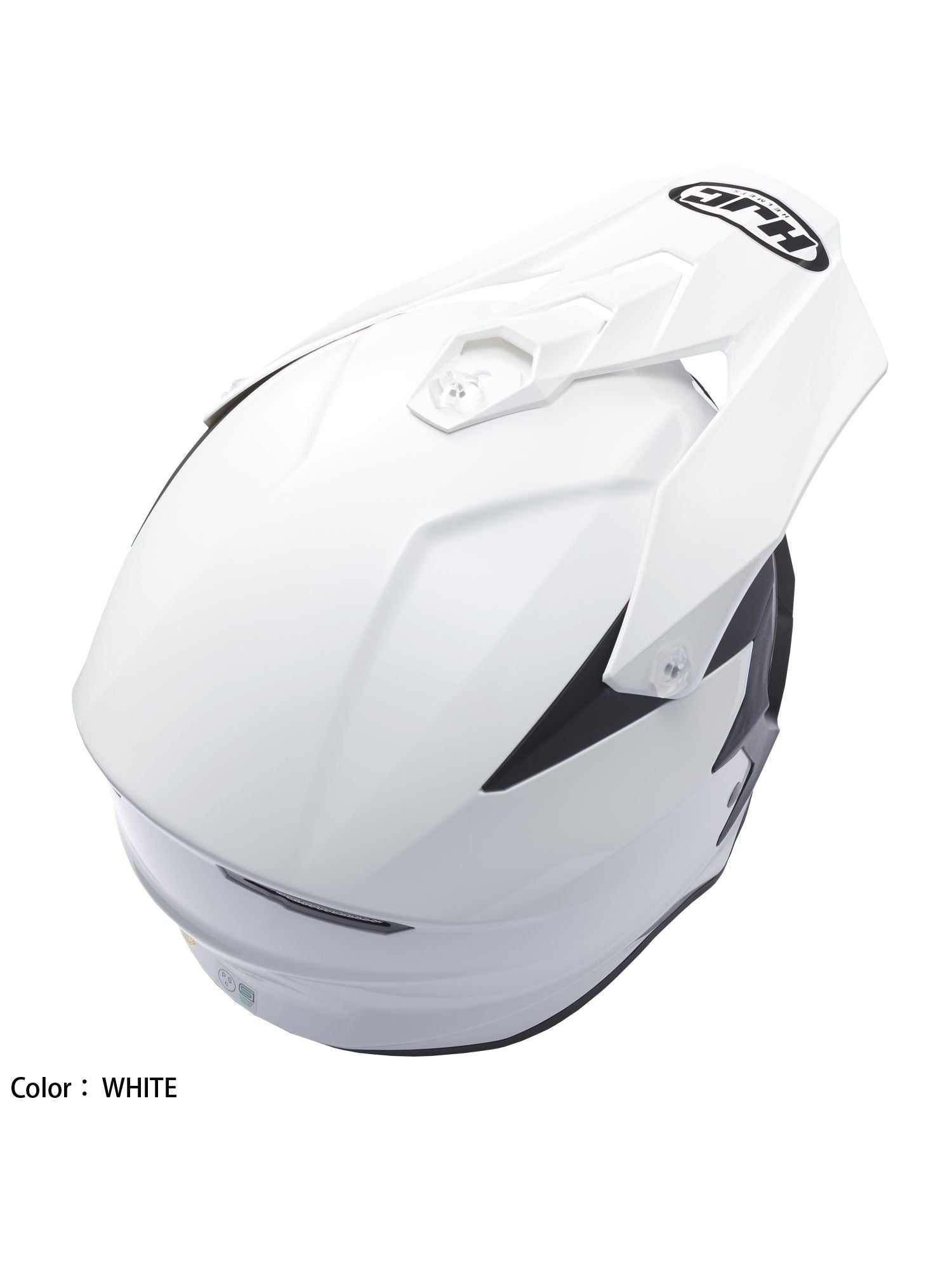 取寄 オフロードヘルメット i50 ソリッド ホワイト Mサイズ HJH176 HJC