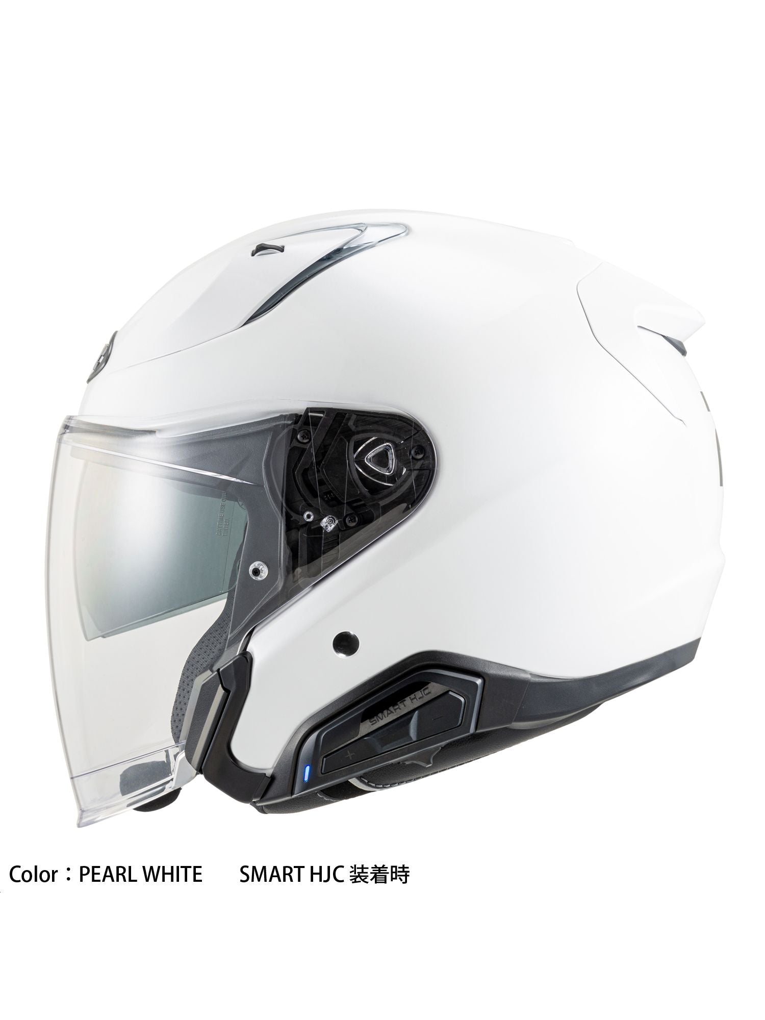 取寄 オープンフェイスヘルメット RPHA31 ソリッド パールホワイト Mサイズ HJH245 HJC