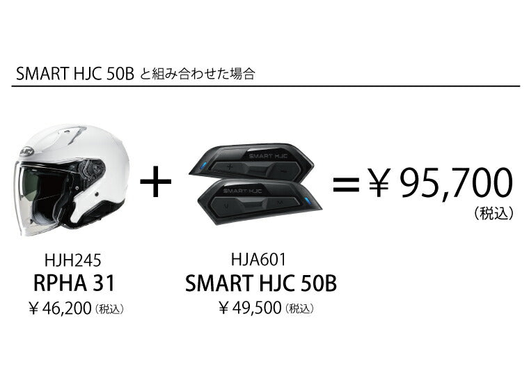 取寄 オープンフェイスヘルメット RPHA31 ソリッド マットブラック Lサイズ HJH245 HJC