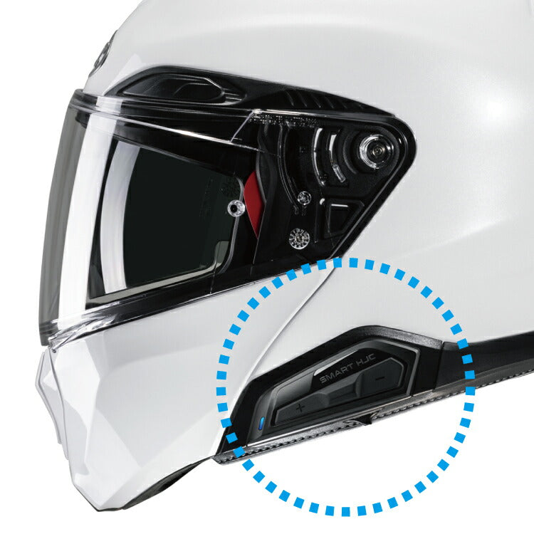 取寄 システムヘルメット RPHA91 ソリッド セミフラットメタリックブルー Lサイズ HJH246 HJC