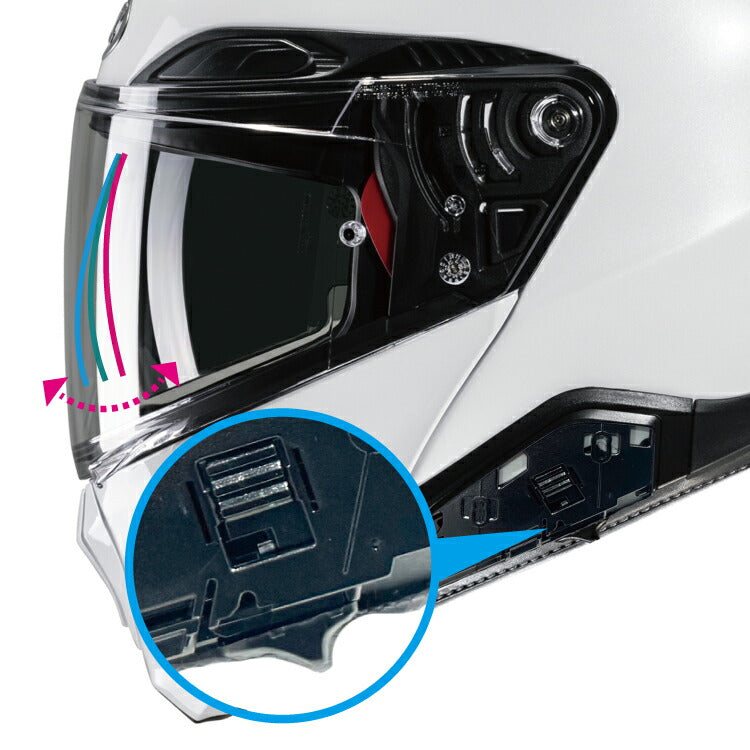 取寄 システムヘルメット RPHA91 ソリッド セミフラットメタリックブルー Mサイズ HJH246 HJC