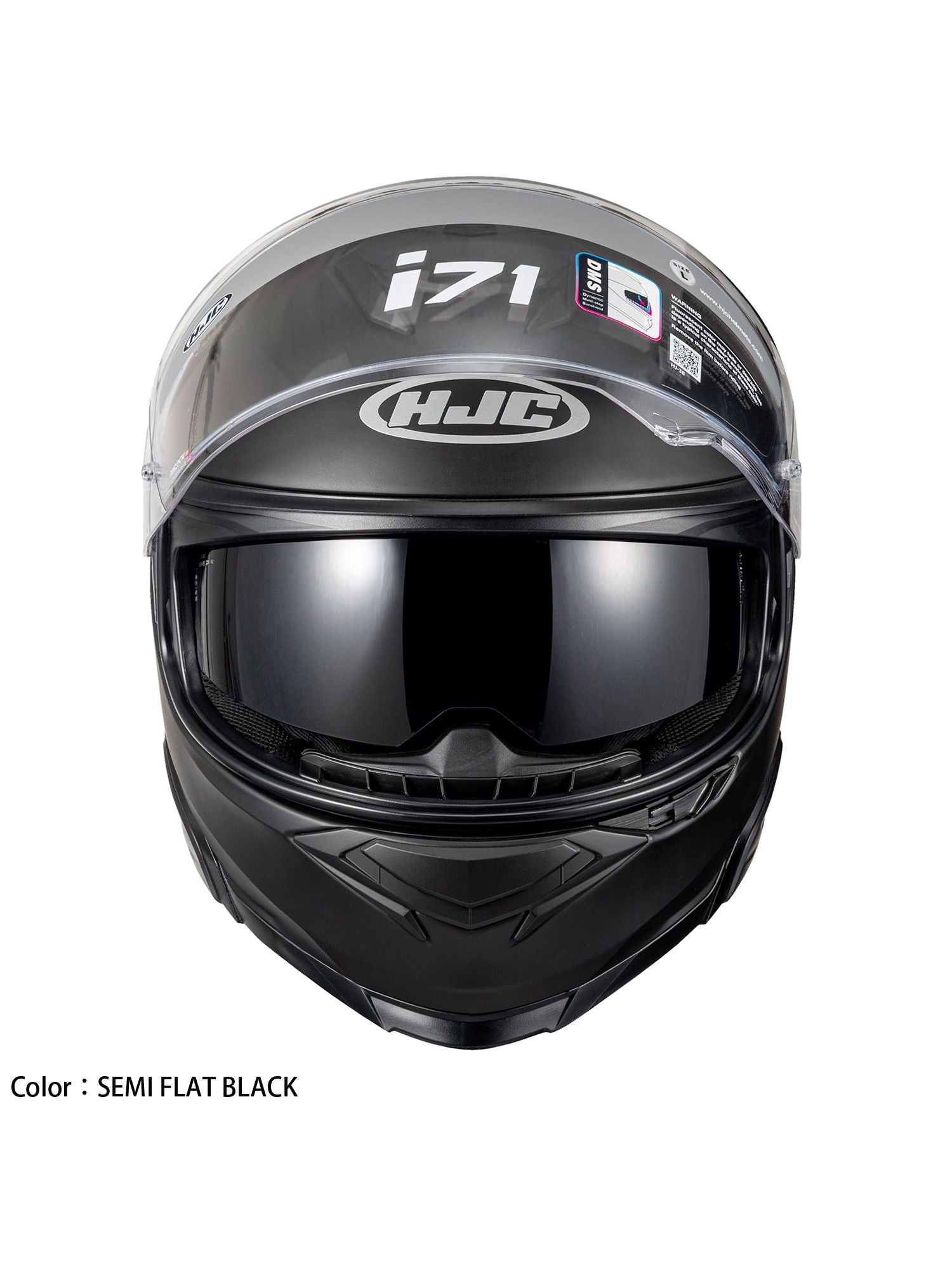 フルフェイスヘルメット i71 ソリッド グレー Sサイズ HJH247 HJC