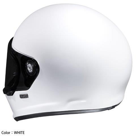 取寄 フルフェイスヘルメット V10 ソリッド ホワイト Lサイズ HJH248 HJC