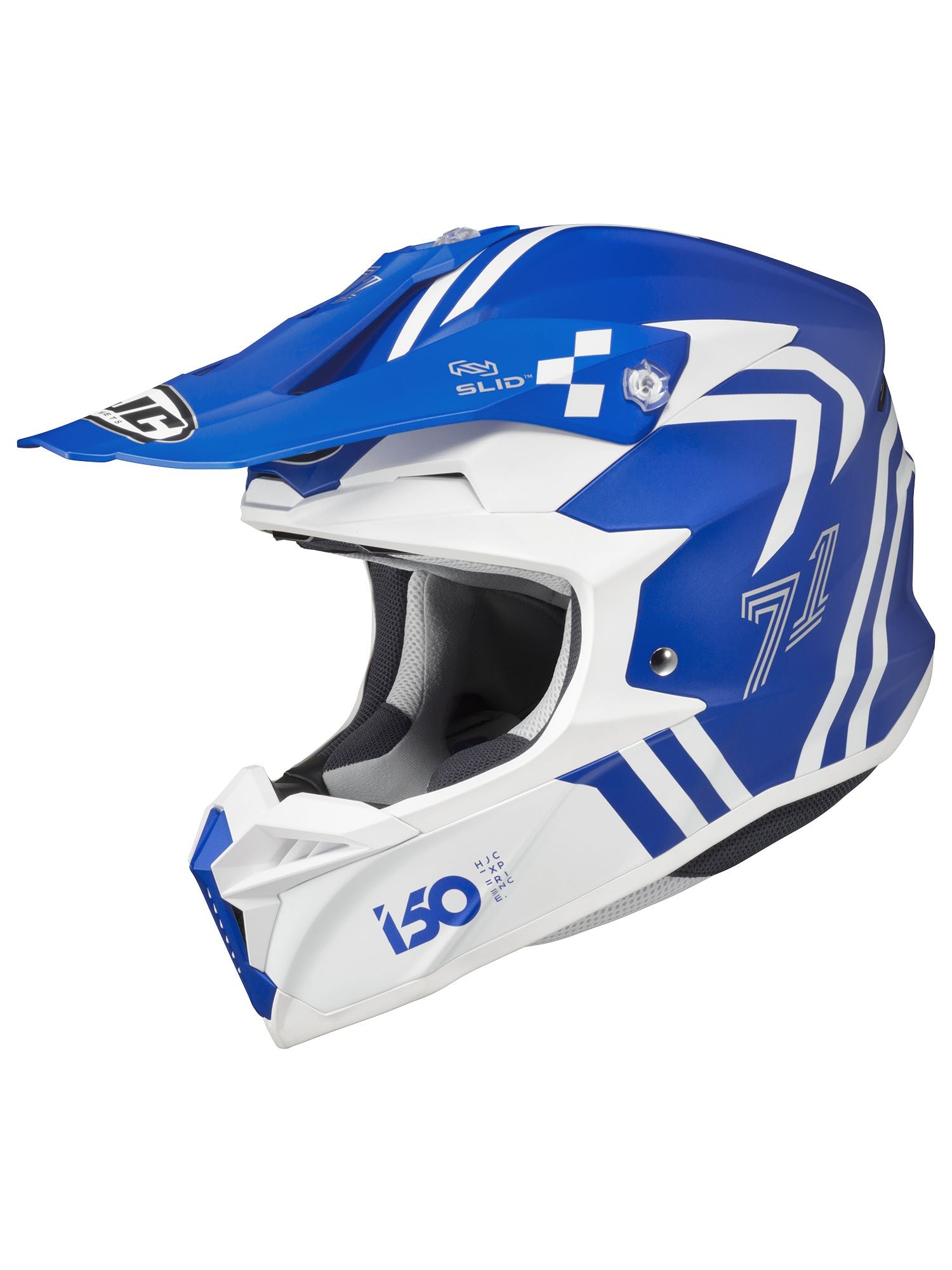 取寄 オフロードヘルメット i50 ヘックス ブルー/ホワイト(MC2SF) XLサイズ HJH249 HJC