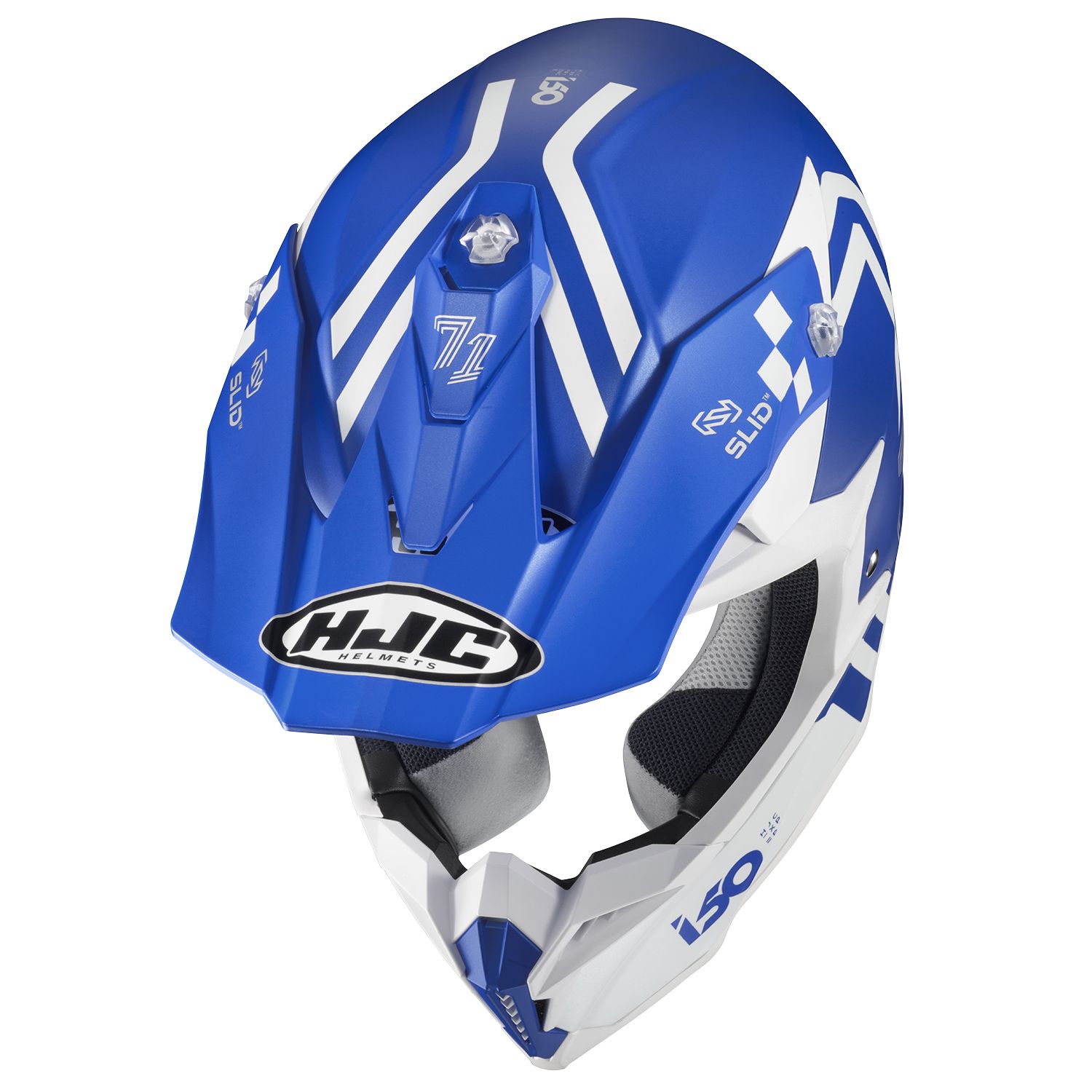 オフロードヘルメット i50 ヘックス ホワイト/ブラック(MC10SF) XLサイズ HJH249 HJC