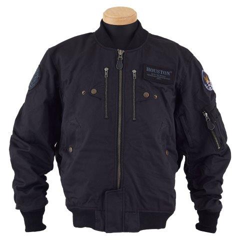 MA-1 コットンドラゴンモーターサイクルジャケット ブラック 3XLサイズ HTVA-2424 ヒューストン