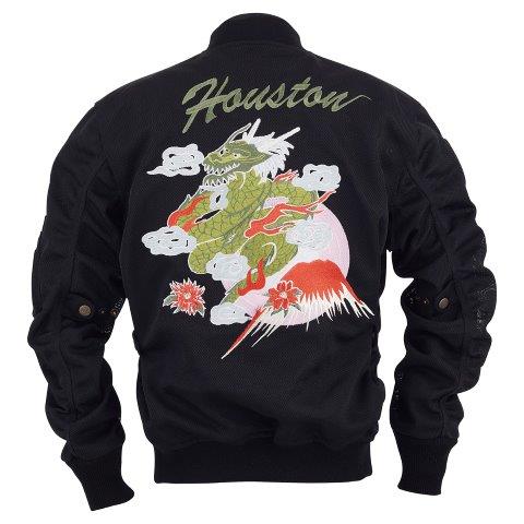 MA-1 ドラゴンモーターサイクルジャケット ブラック 3XL HTVA2414S ヒューストン