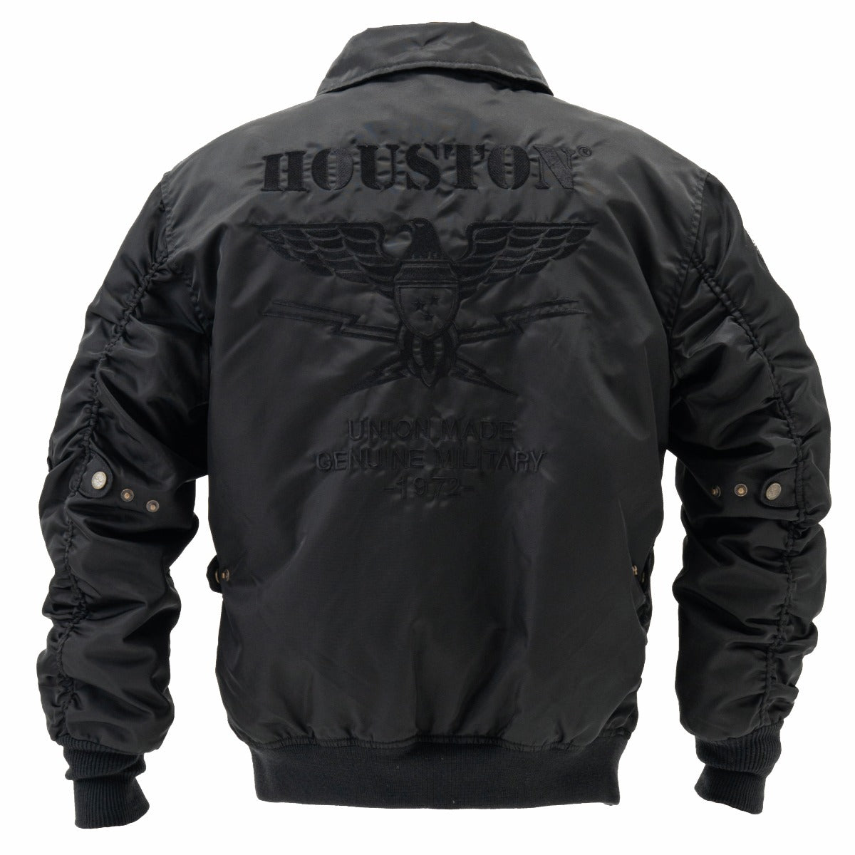 M69 ボディーアーマー レプリカ HOUSTON社 終売 フラックジャケット B-15D モーターサイクル W/ジャケット ブラック Mサイズ HTVA2515W