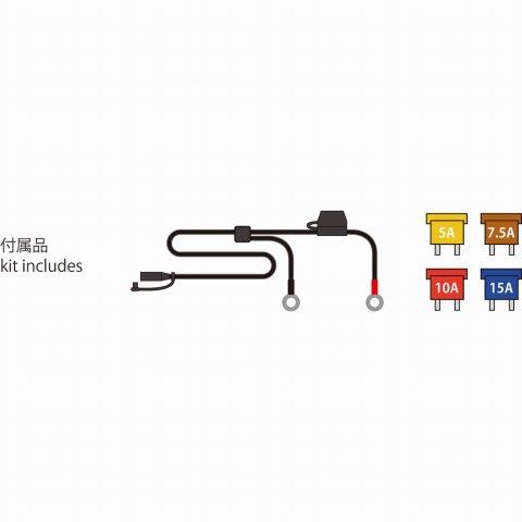 EK-106 エレクトリックインナージャケット 12V ブラック 4XLサイズ 08-106 コミネ